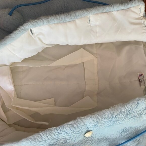 Rare Vintage Baby Bunting made in Belgium for Filenes PRICELESS One Size Blue - Picture 7 of 7